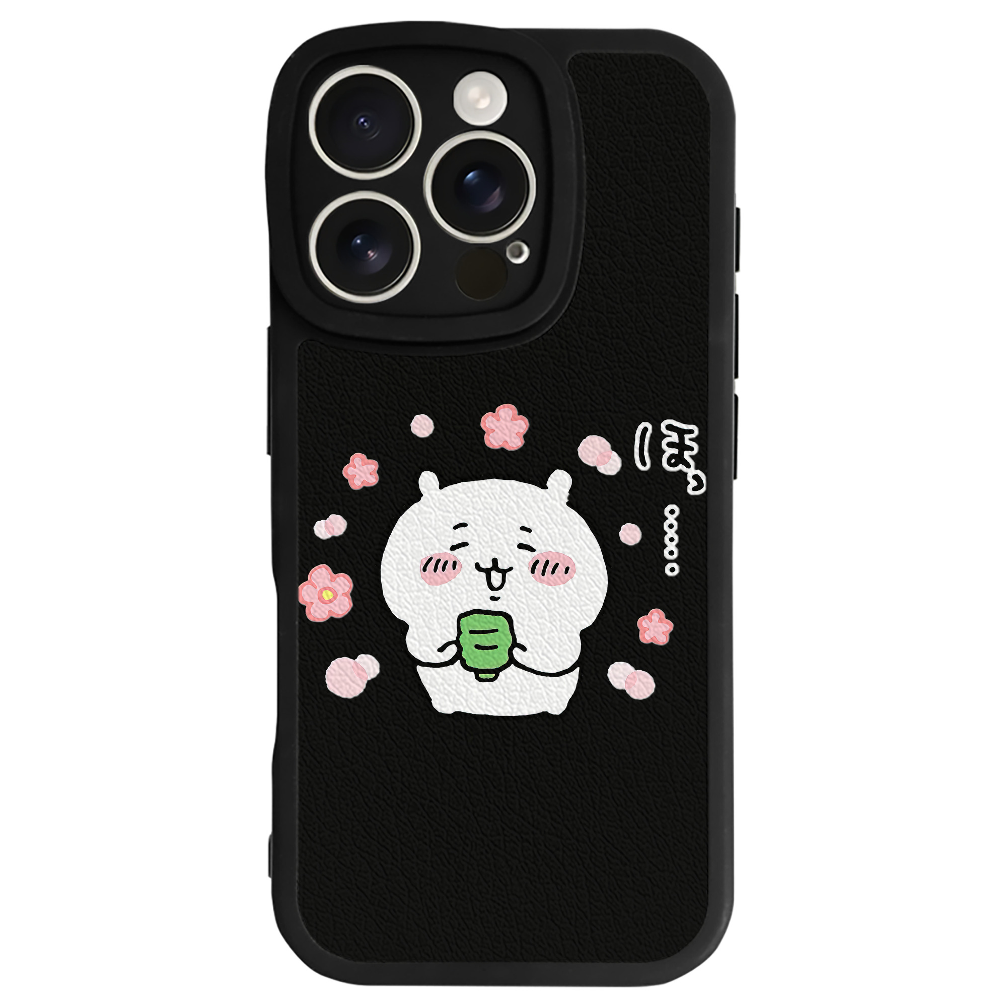 （画像用） ちいかわ ちいかわ Chii-kawa chiikawa 【iPhone 16シリーズ対応】シリコンスマホケース（レザー調） 材質：シリコン